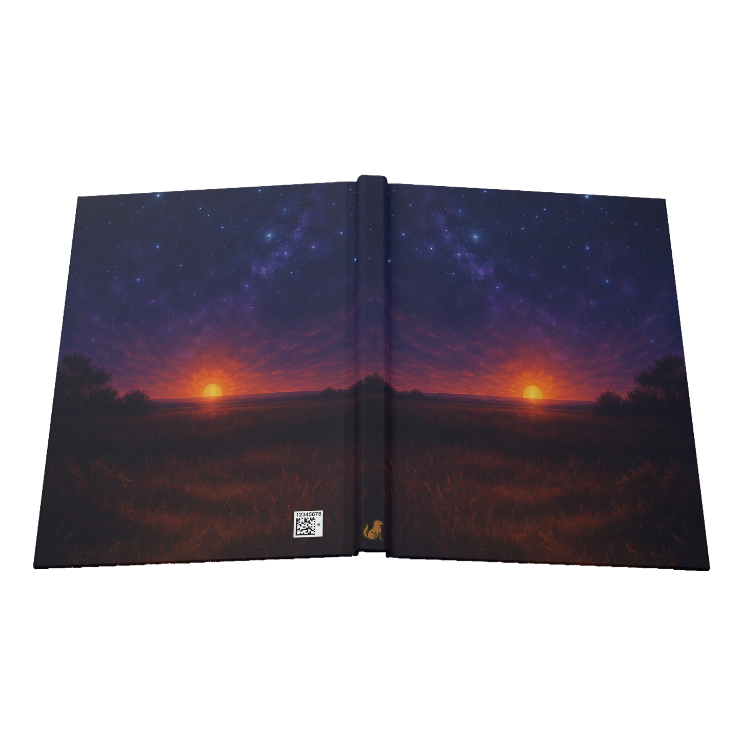 Dreamy Meadow Hardcover Journal, Ruled Line