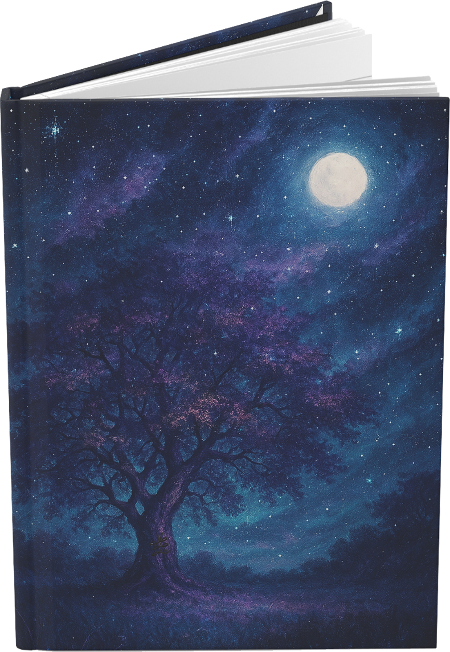 Galactic Grove Hardcover Journal, Ruled Line