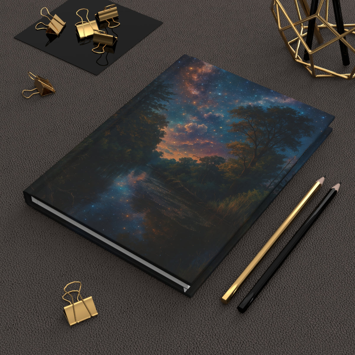 Starlit Canopy Hardcover Journal, Ruled Line