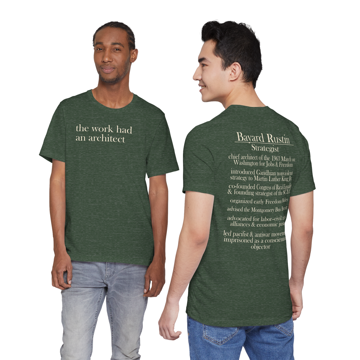 Bayard Rustin Tribute Unisex T-Shirt