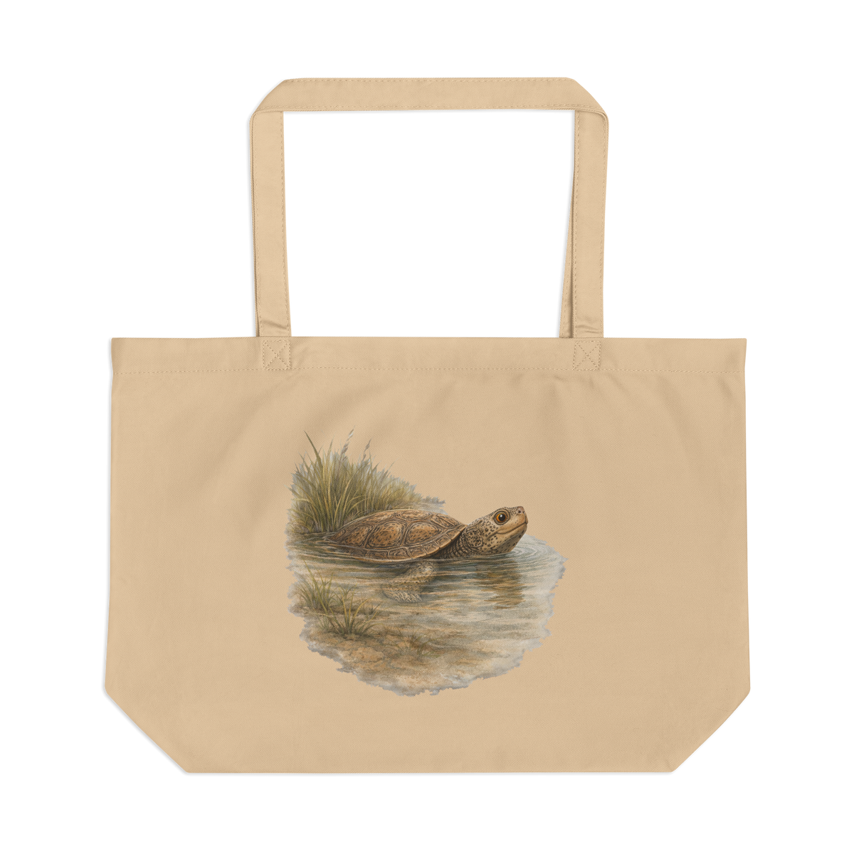 Coastal Terrapin Tote, Large
