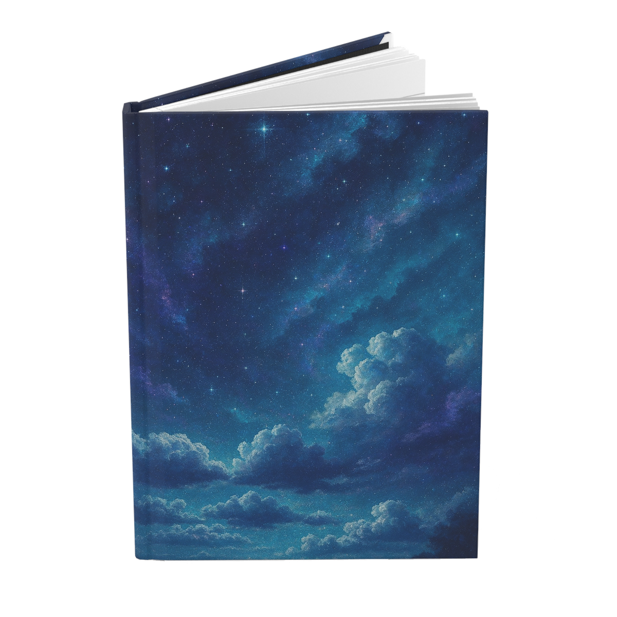 Aquarian Skies Hardcover Journal, Ruled Line