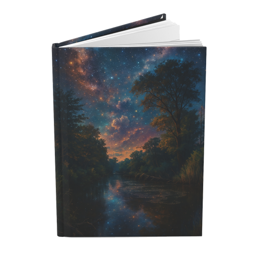 Starlit Canopy Hardcover Journal, Ruled Line