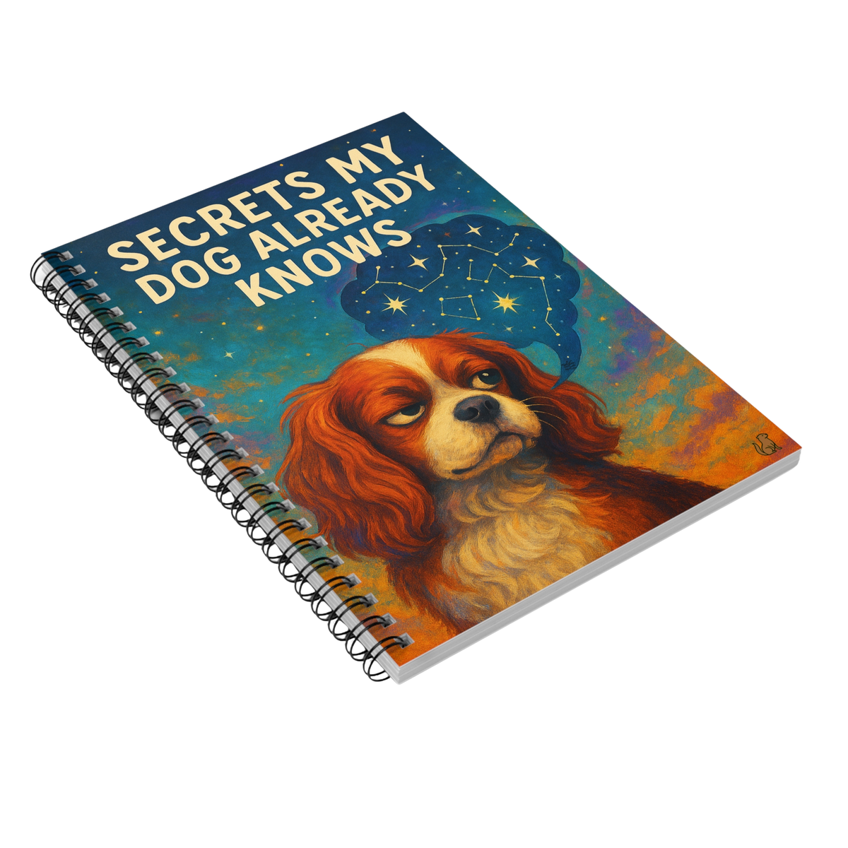 Secrets My Dog Already Knows Spiral Notebook, Ruled Line