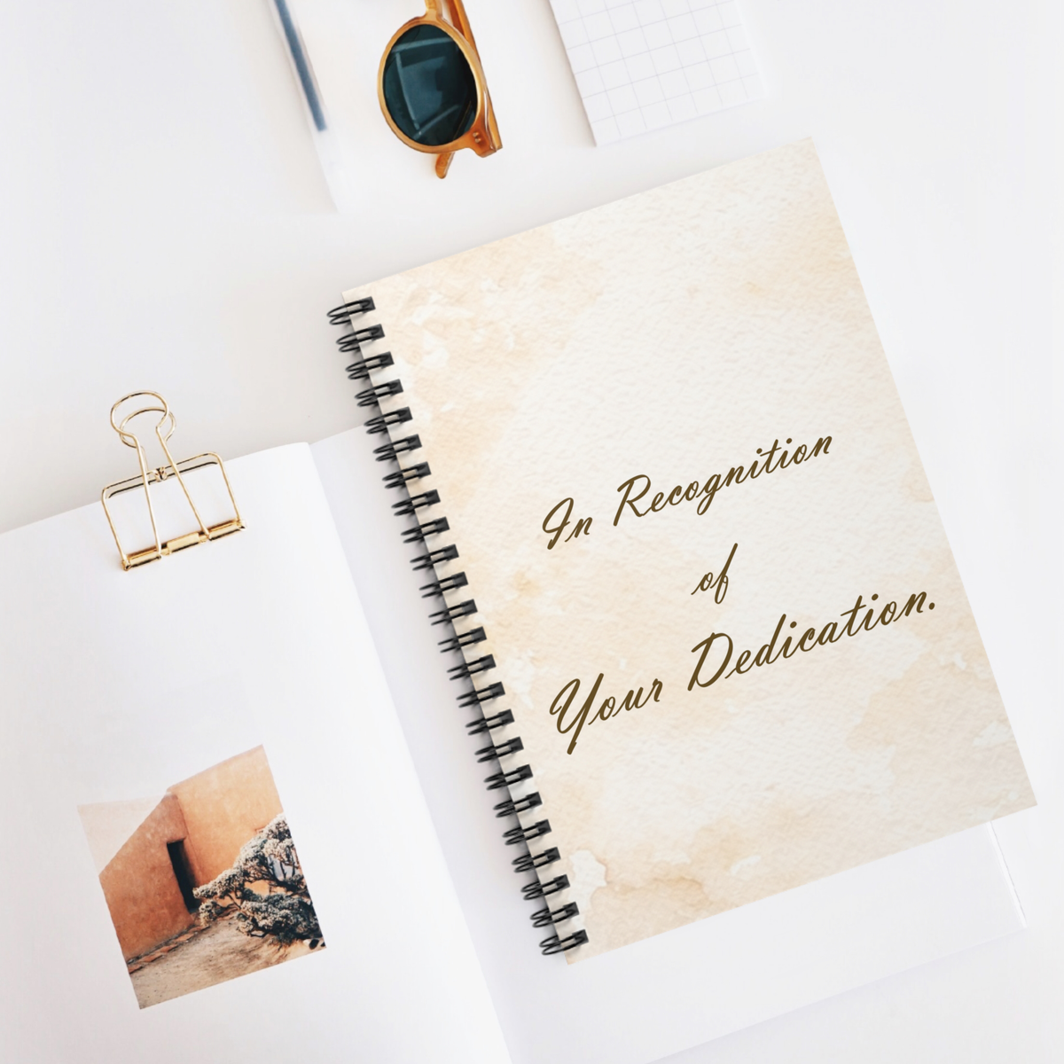 In Recognition — Spiral Notebook