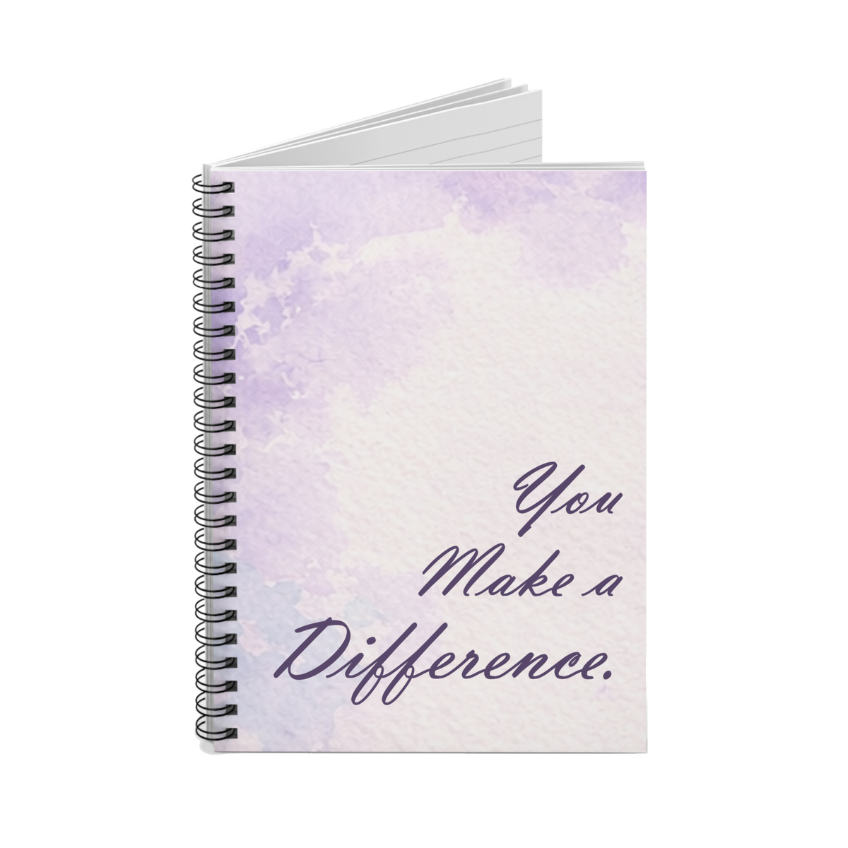You Make a Difference — Spiral Notebook