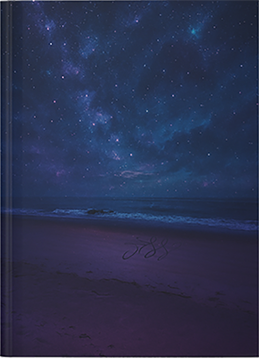 Celestial Water Hardcover Journal, Ruled Line